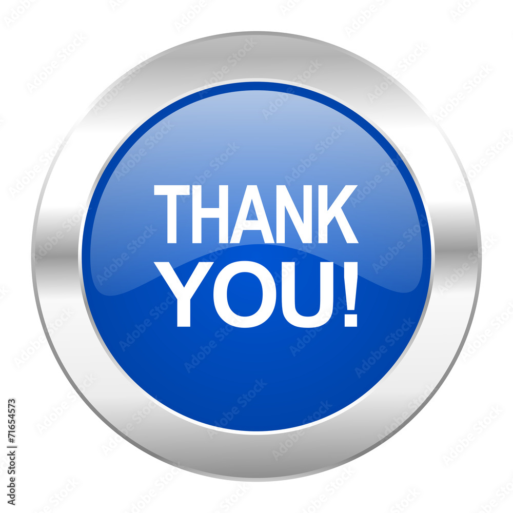 thank you blue circle chrome web icon isolated thank you blue circle chrome web icon isolated