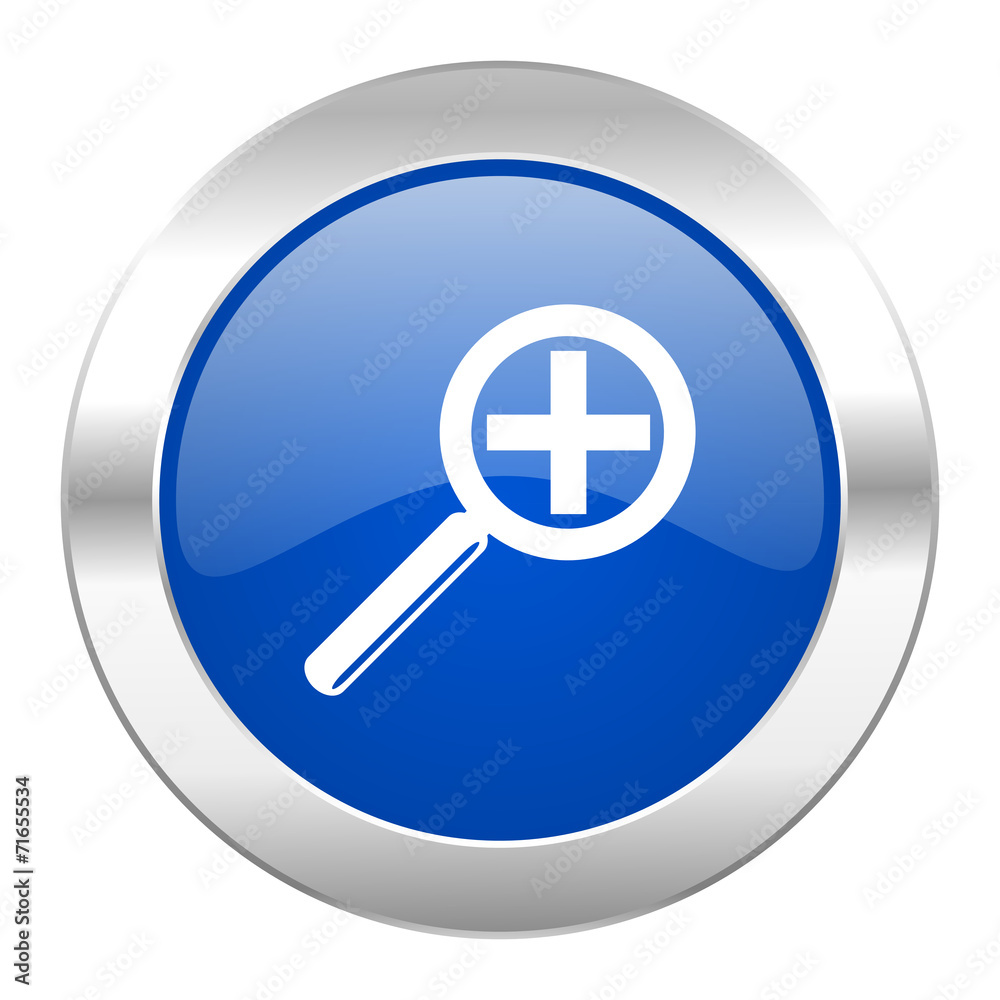 lens blue circle chrome web icon isolated lens blue circle chrome web icon isolated