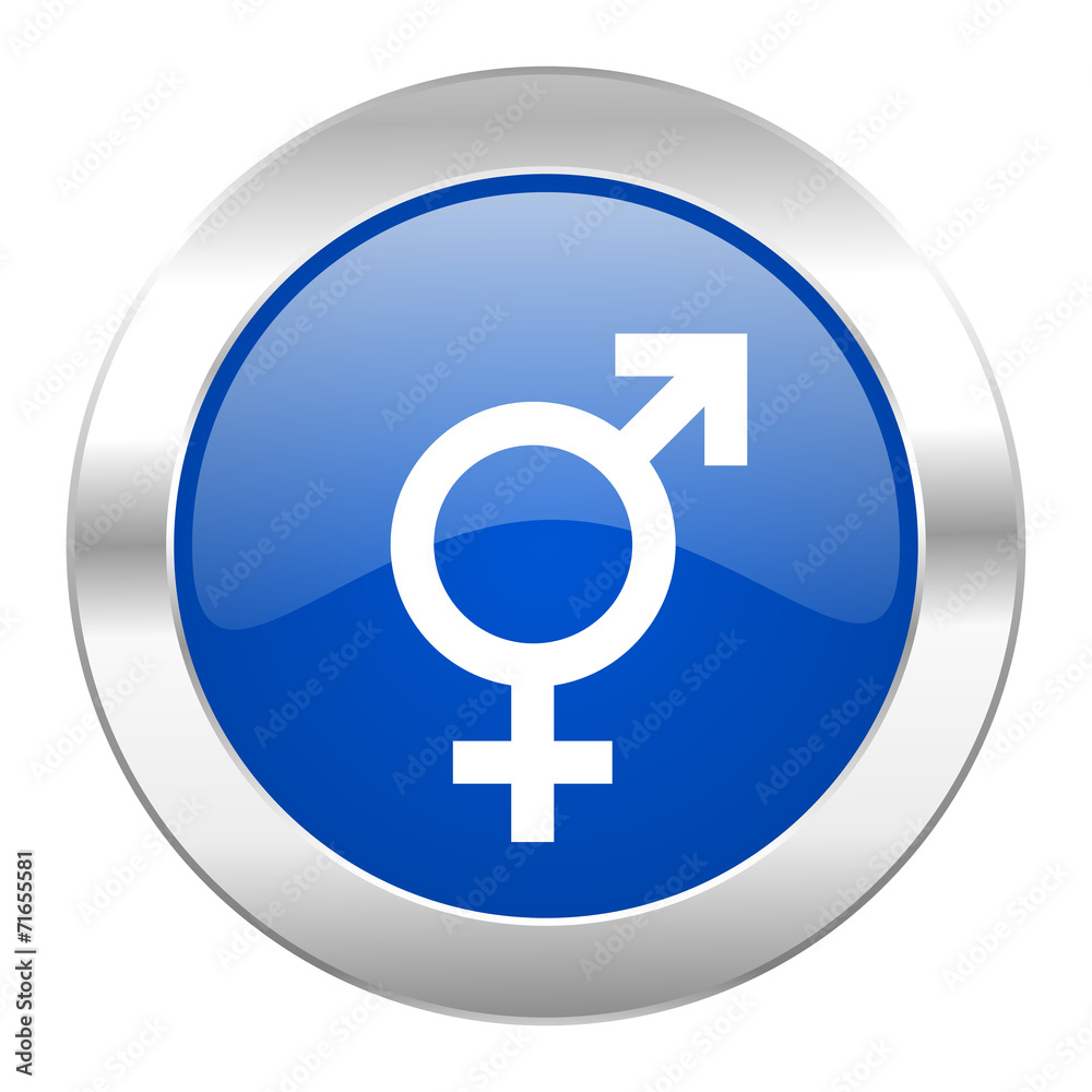 sex blue circle chrome web icon isolated sex blue circle chrome web icon isolated