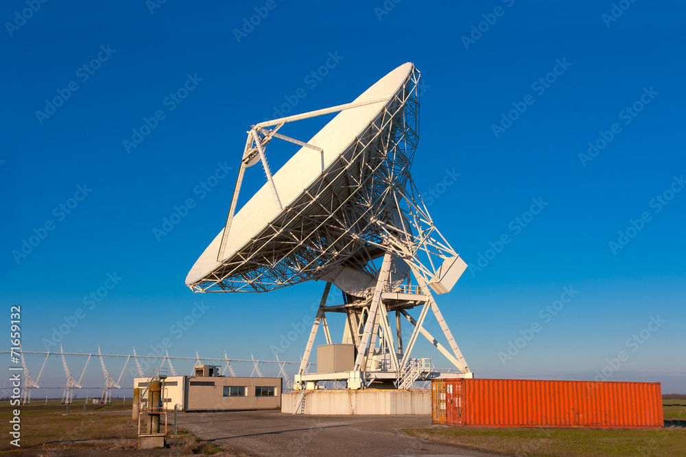 VLA Very Large Array radio telescope dishes facing up VLA Very Large Array radio telescope dishes facing up