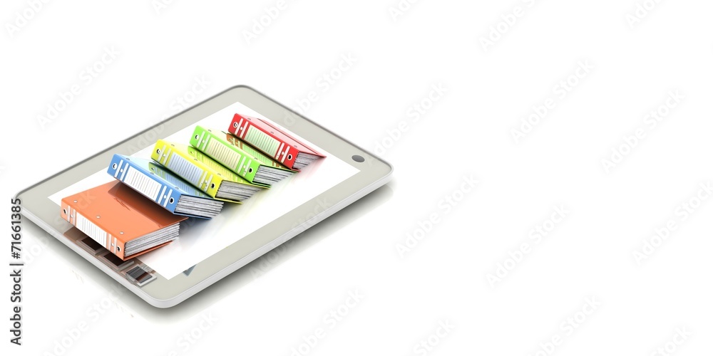 concept of folders in the laptop concept of folders in the laptop