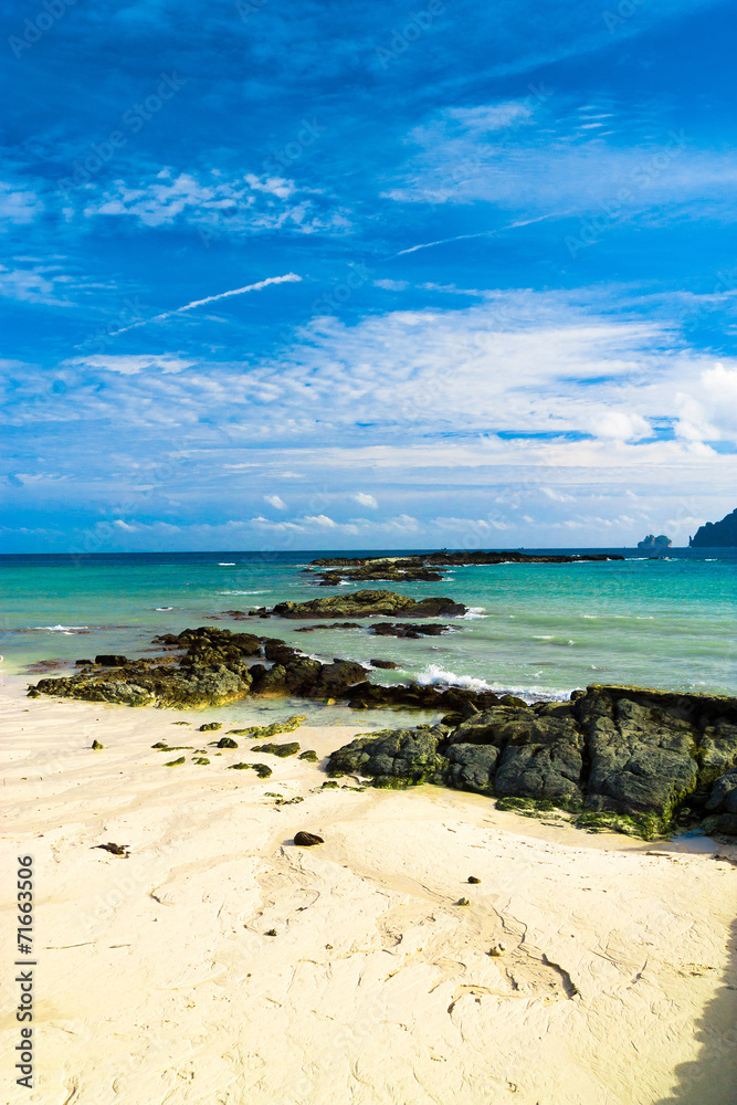 Idyllic Island Rocky Bay