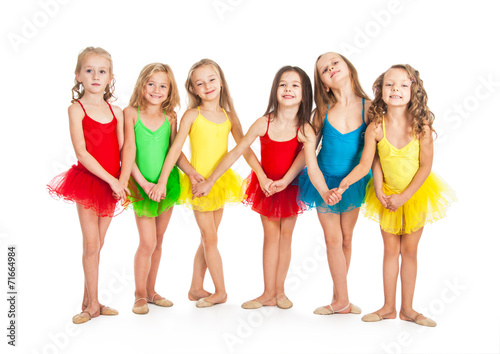 Funny little ballet dancers