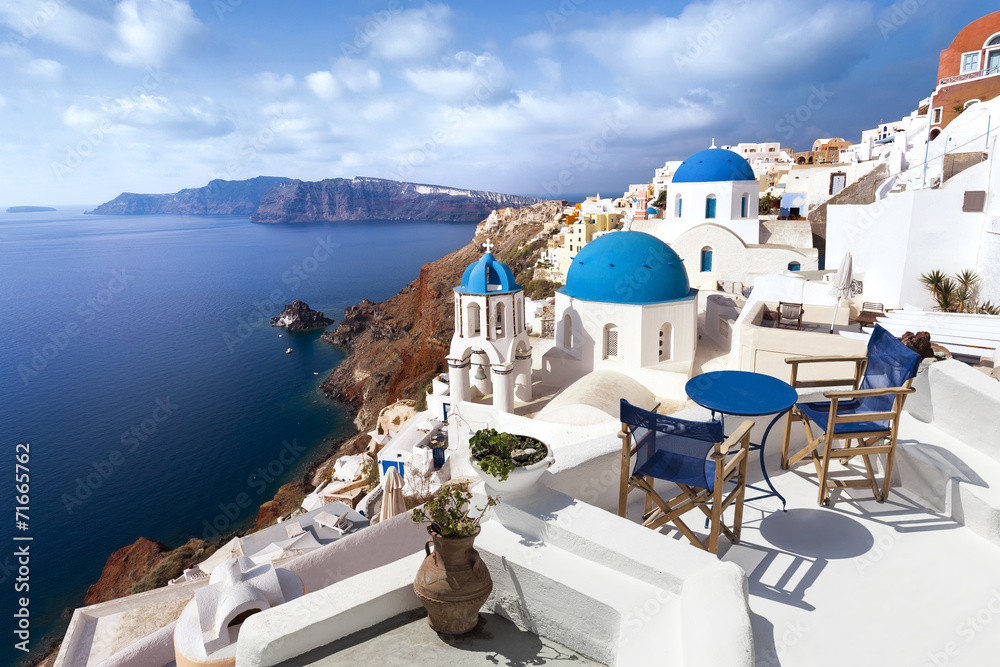 Obraz premium Santorini Island Cyklady Grecja