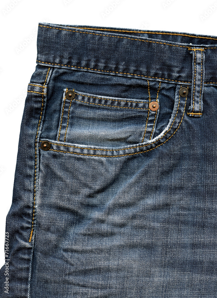 Denim Jeans With Pocket