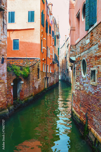 Old Canal of Venice, colored filter © Anna Tkach
