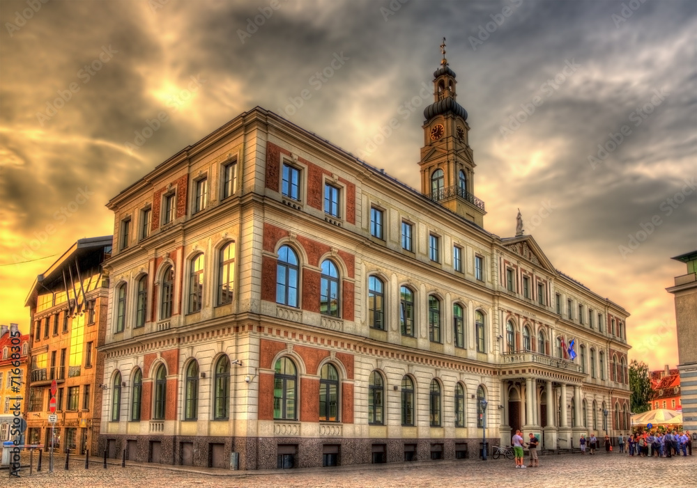 Fototapeta premium City hall of Riga - Latvia