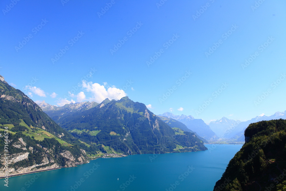 Fototapeta premium See in Schweiz