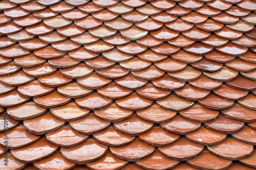 Texture of temple roof in thailand © anueing