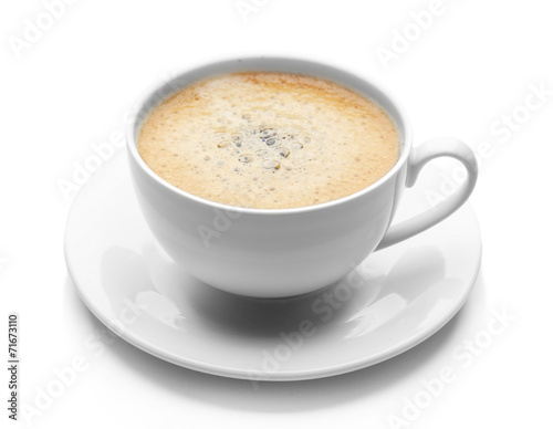 Cup of coffee isolated on white © Africa Studio