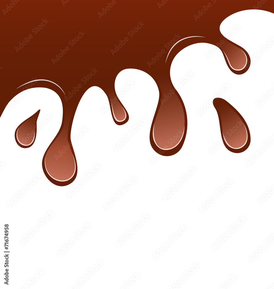 Splashing chocolate background isolated on white background Splashing chocolate background isolated on white background