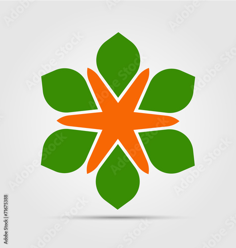 Garden design business icon