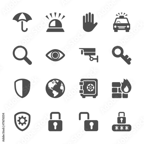 security icon set 3, vector eps10