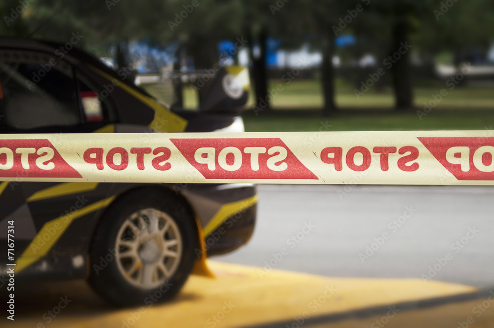 Obraz premium Stop Tape