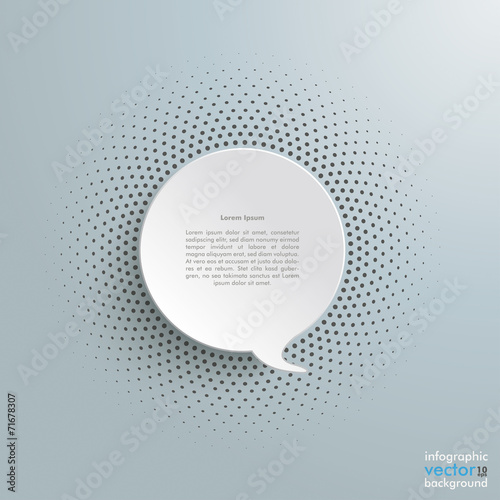 Speech Bubble Halftone