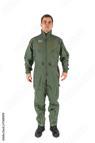 Soldier isolated