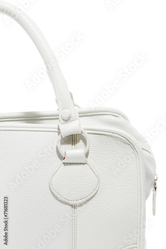 Preview ladies fashionable white leather handbag