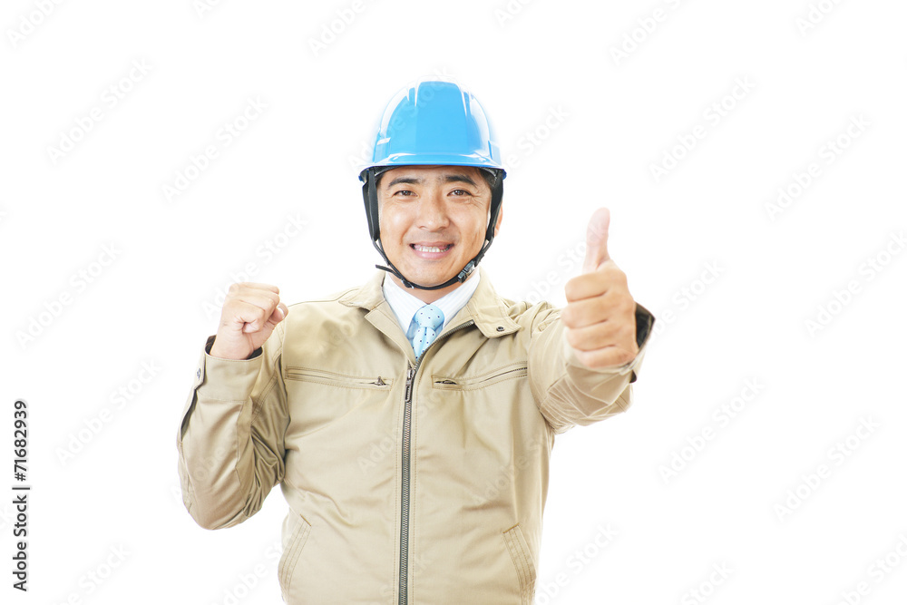 仕事に励む労働者 仕事に励む労働者