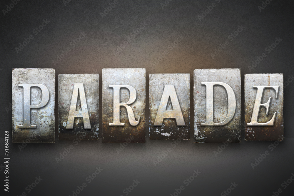 Obraz premium Parade Letterpress