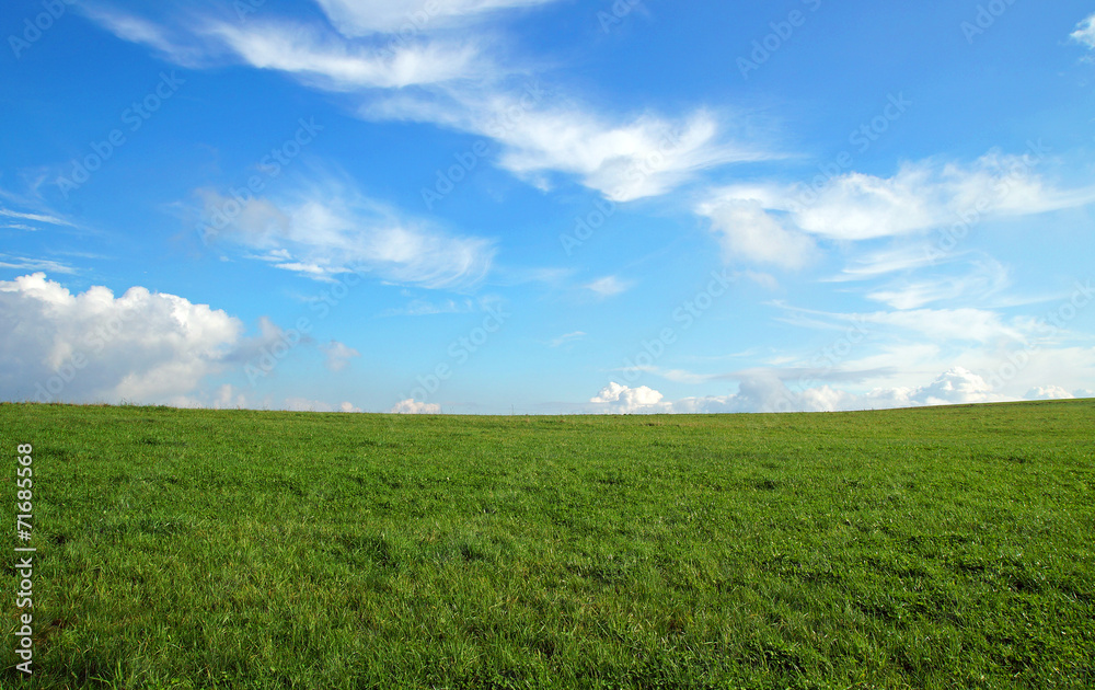 Himmel mit Wiese - Meditation