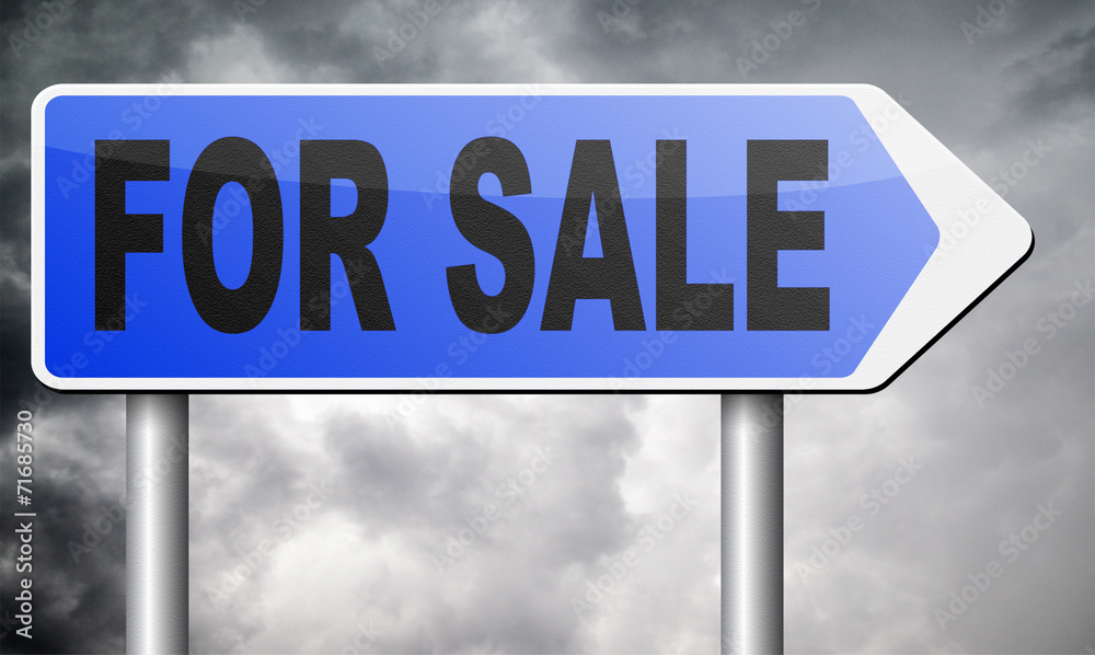 for sale sign