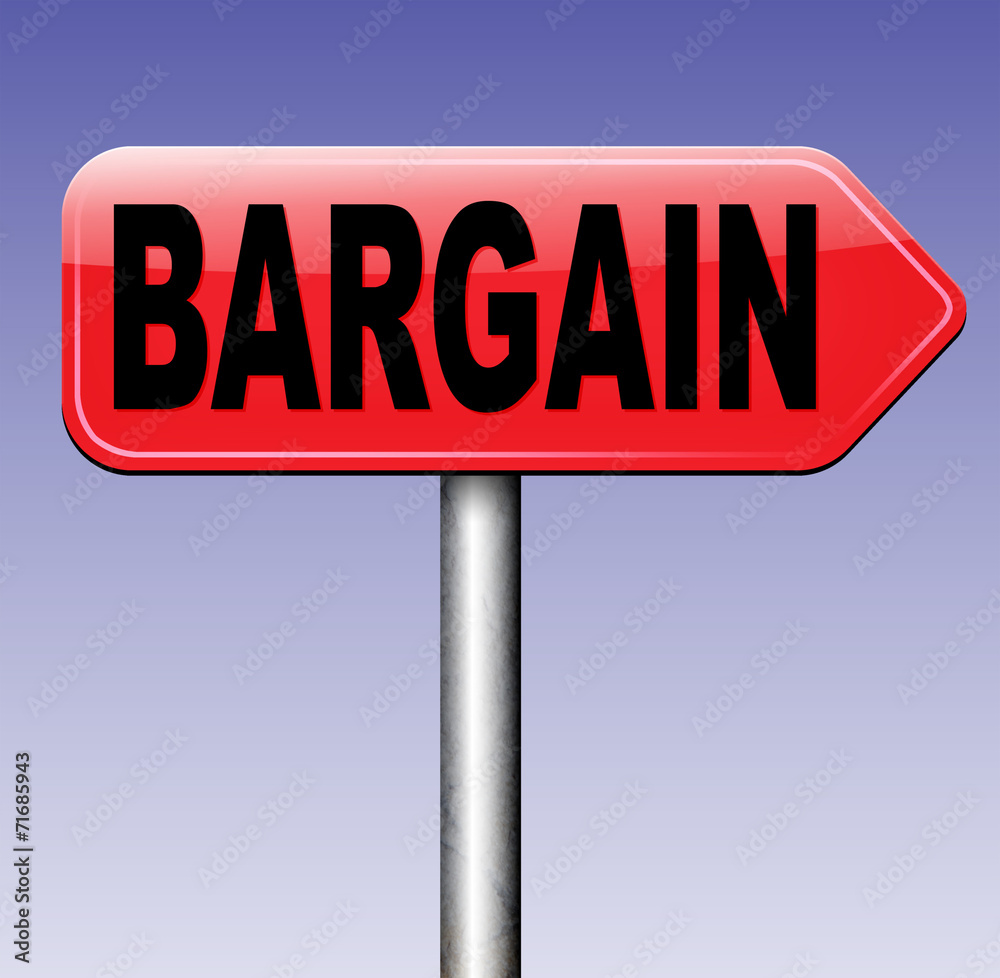 bargain bargain