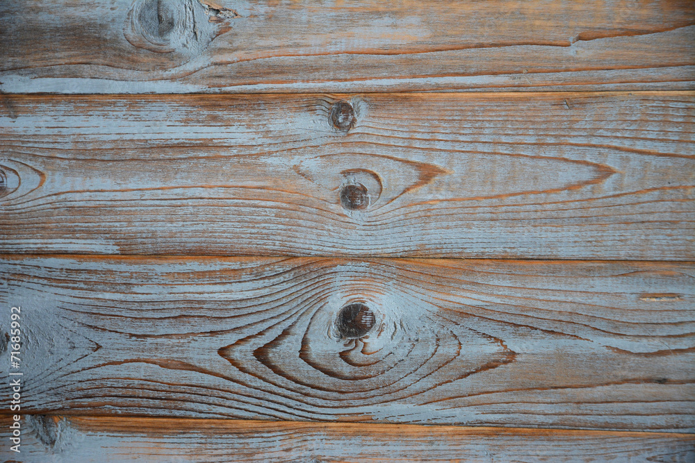 Fototapeta premium Houten planken achtergrond met geschuurde verf