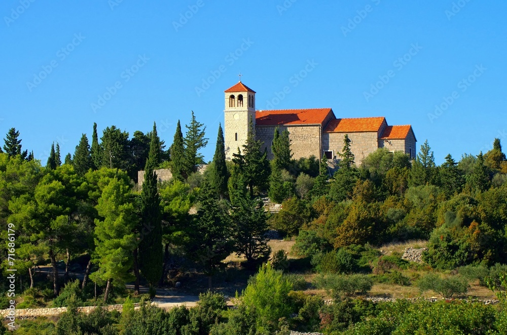Fototapeta premium Zastrazisce Kirche - Zastrazisce church 01