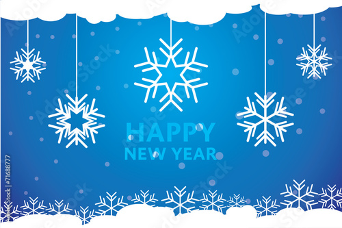 Vektör Kar Tanesi Christmas Background
