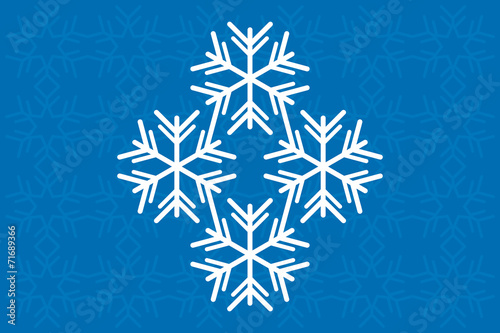 Vektör Kar Tanesi Christmas Background