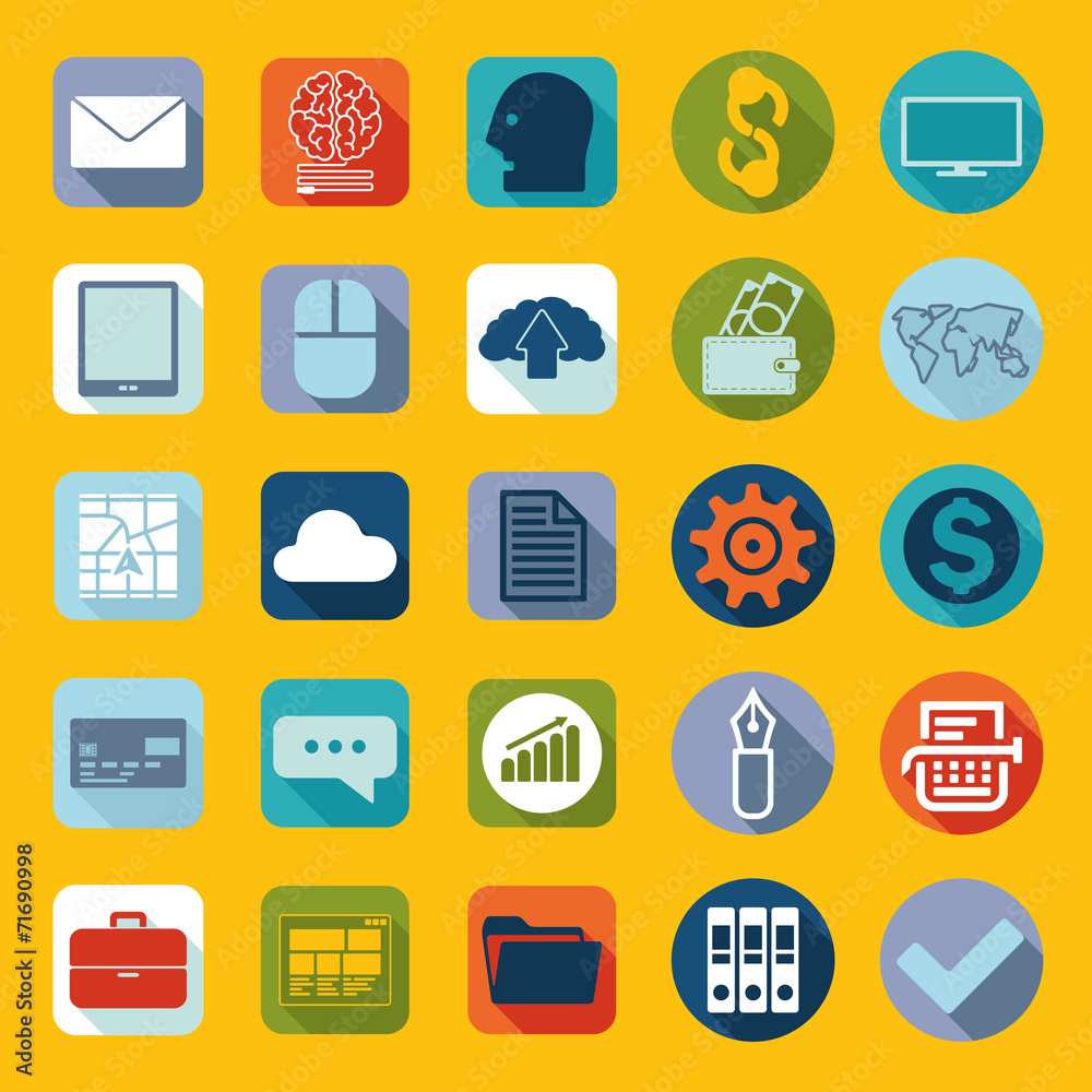 Set of business icons Set of business icons