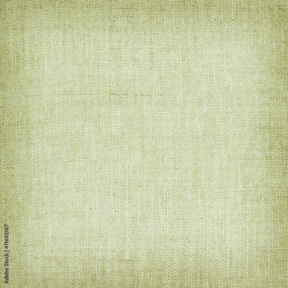 Fototapeta premium light green natural linen texture for the background
