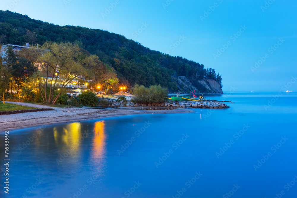 Fototapeta premium Orlowo cliff at Baltic sea, Poland