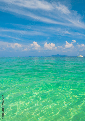Fototapeta Naklejka Na Ścianę i Meble -  Seascape Panorama Natural Luxury