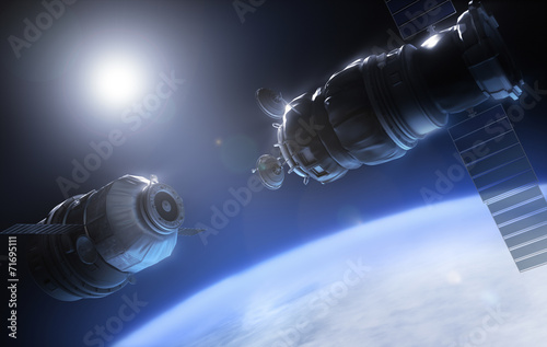Fototapeta Naklejka Na Ścianę i Meble -  Docking