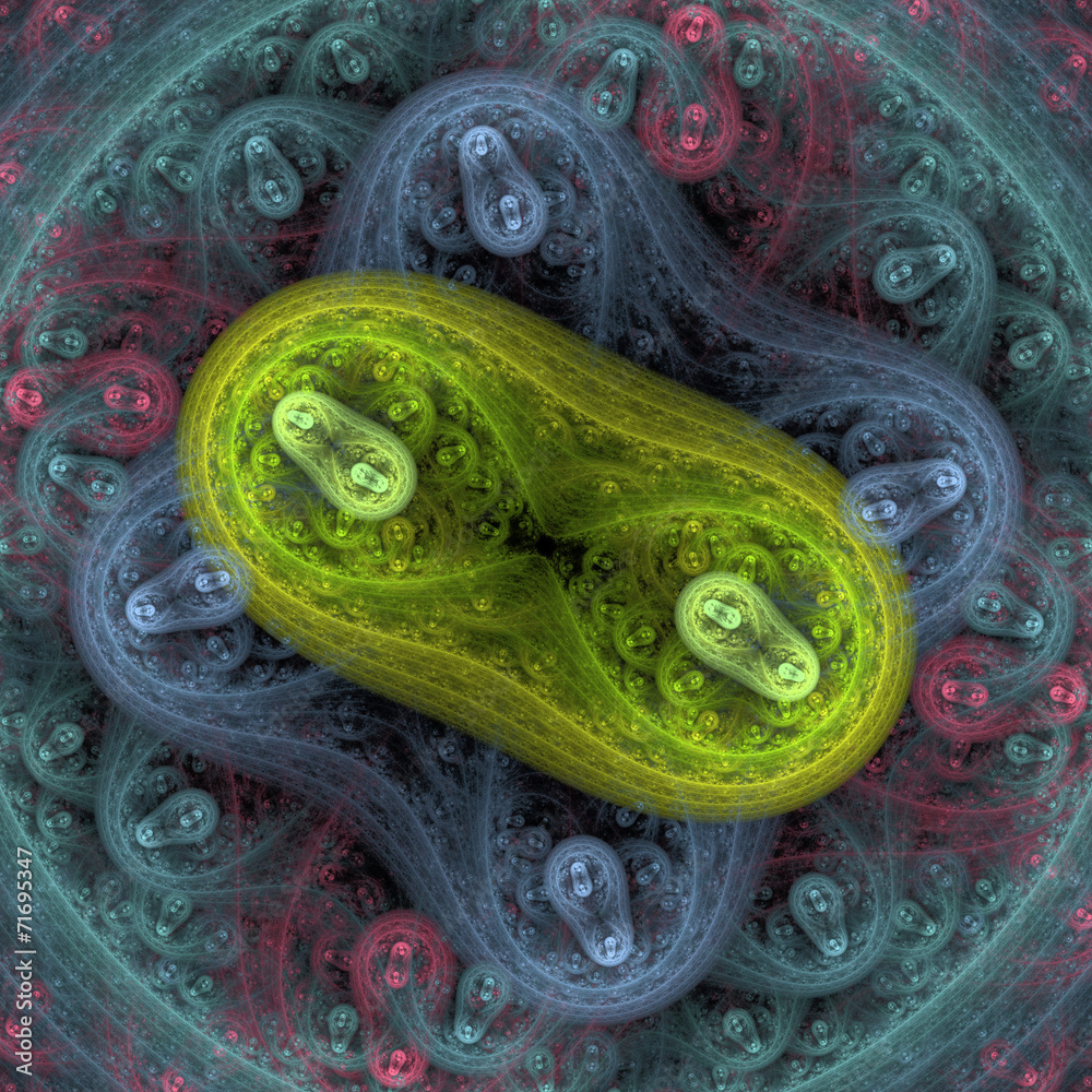 Obraz premium Colorful bacteria
