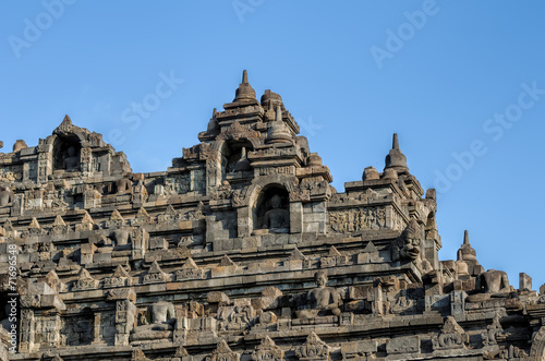 Borobudur in Java in Indonesia