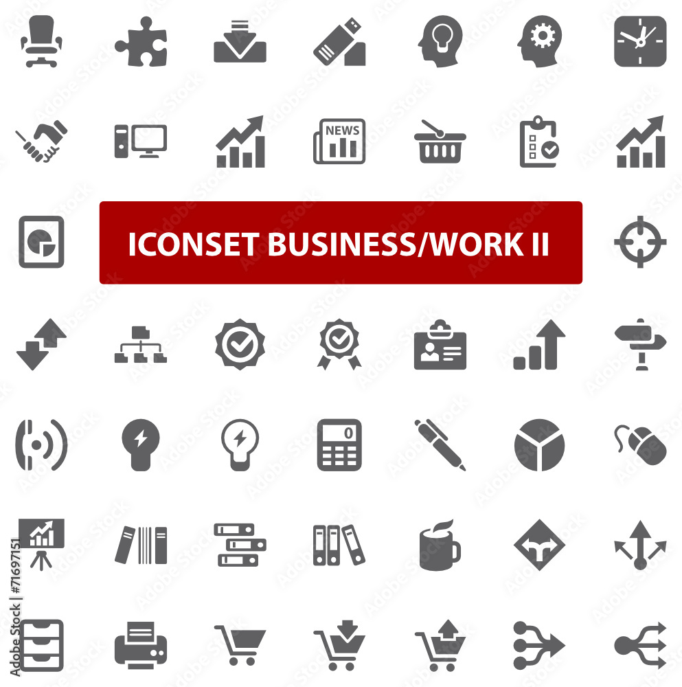 Top Iconset - Business Work II