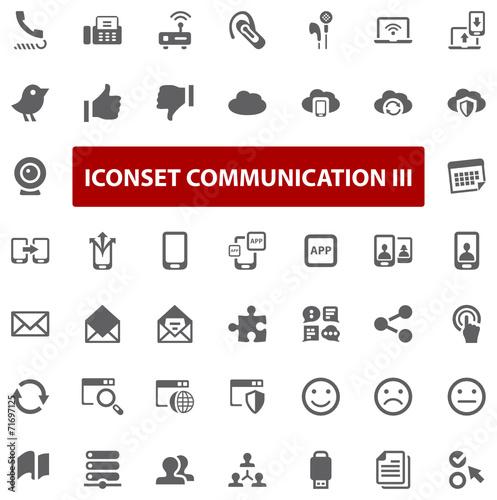 Top Iconset - Communication III