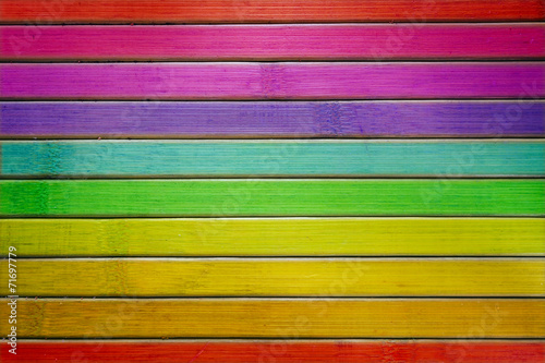 Colored wooden background