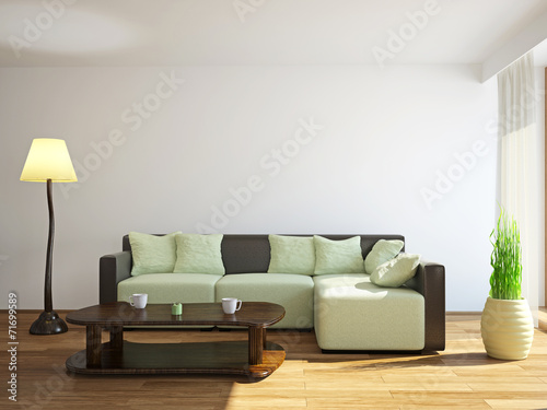 Sofa near the window