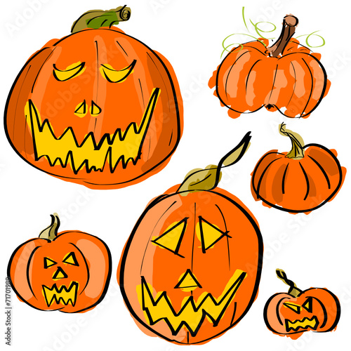 Halloween zucche