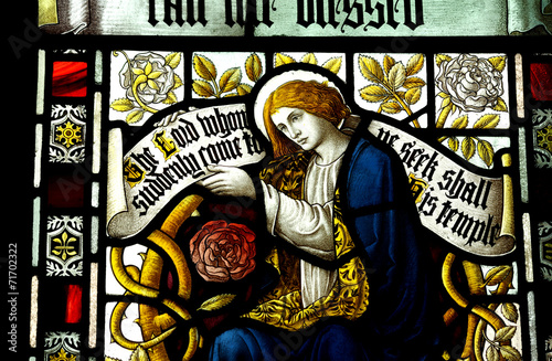 Obraz na płótnie Mary Magdalene in stained glass