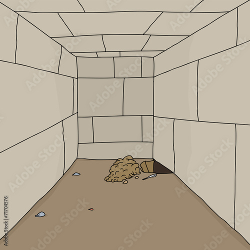 Hole in Prison Floor