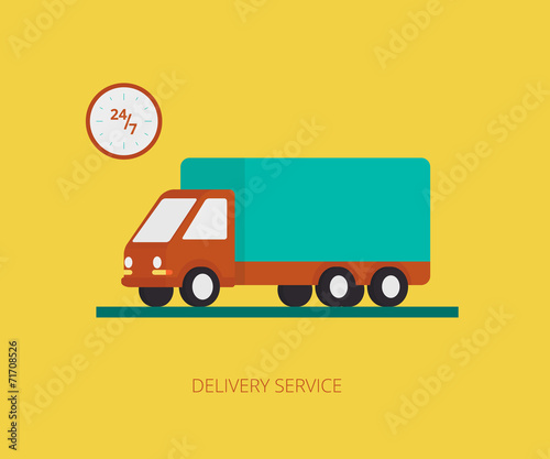Delivery truck