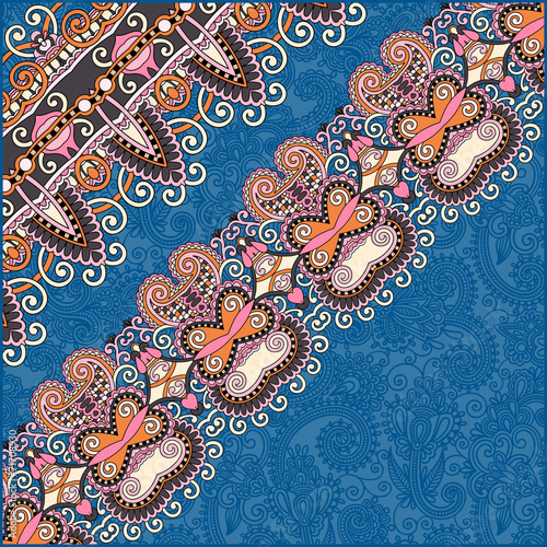 ornamental background with flower ribbon, stripe pattern, greeti