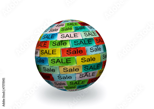 sale tagcloud 3d sphere