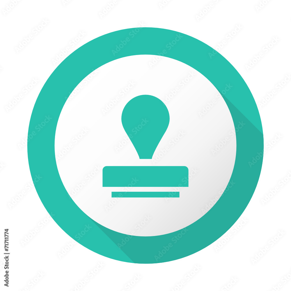 Flat Long Shadow Icon - Vector Flat Long Shadow Icon - Vector
