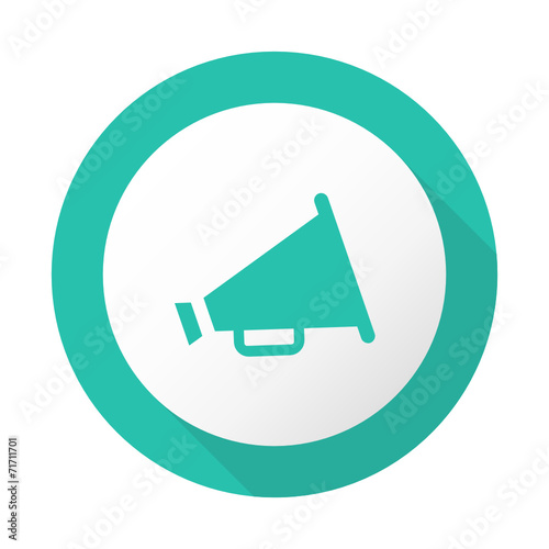 Flat Long Shadow Icon - Vector