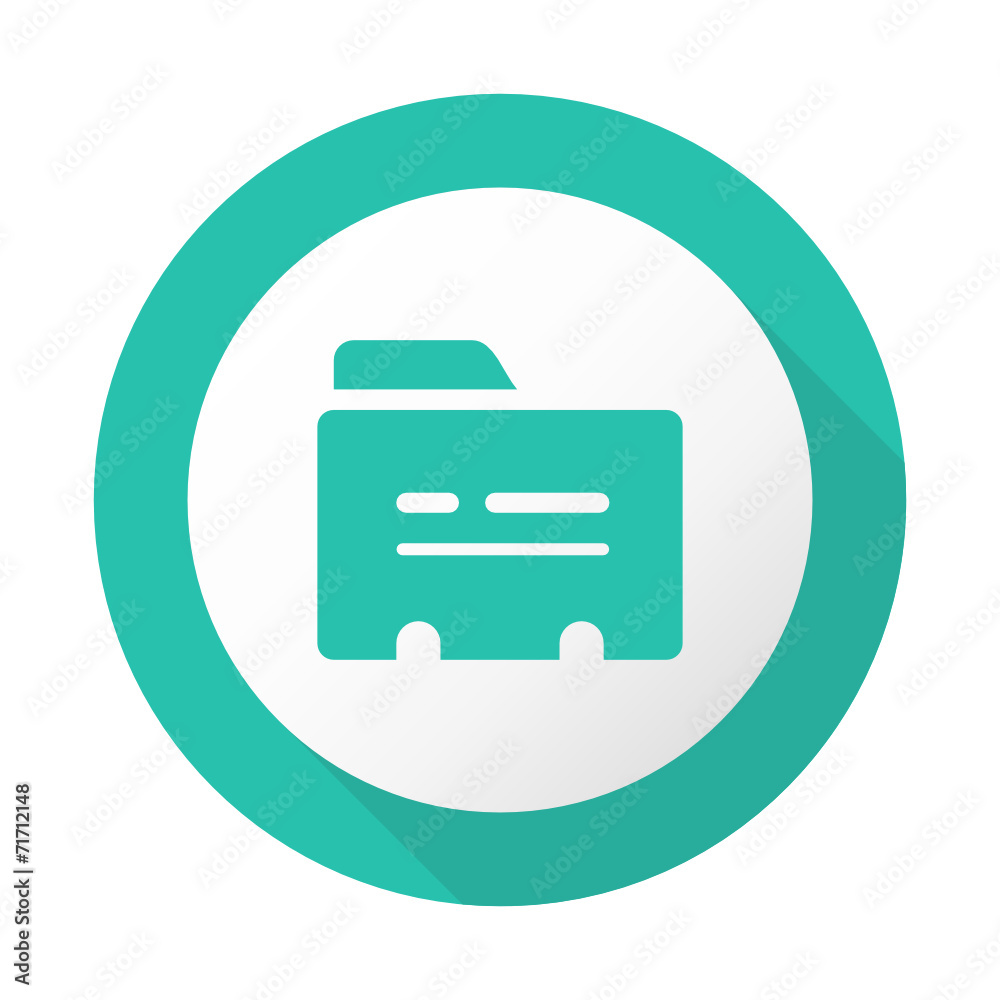 Flat Long Shadow Icon - Vector Flat Long Shadow Icon - Vector
